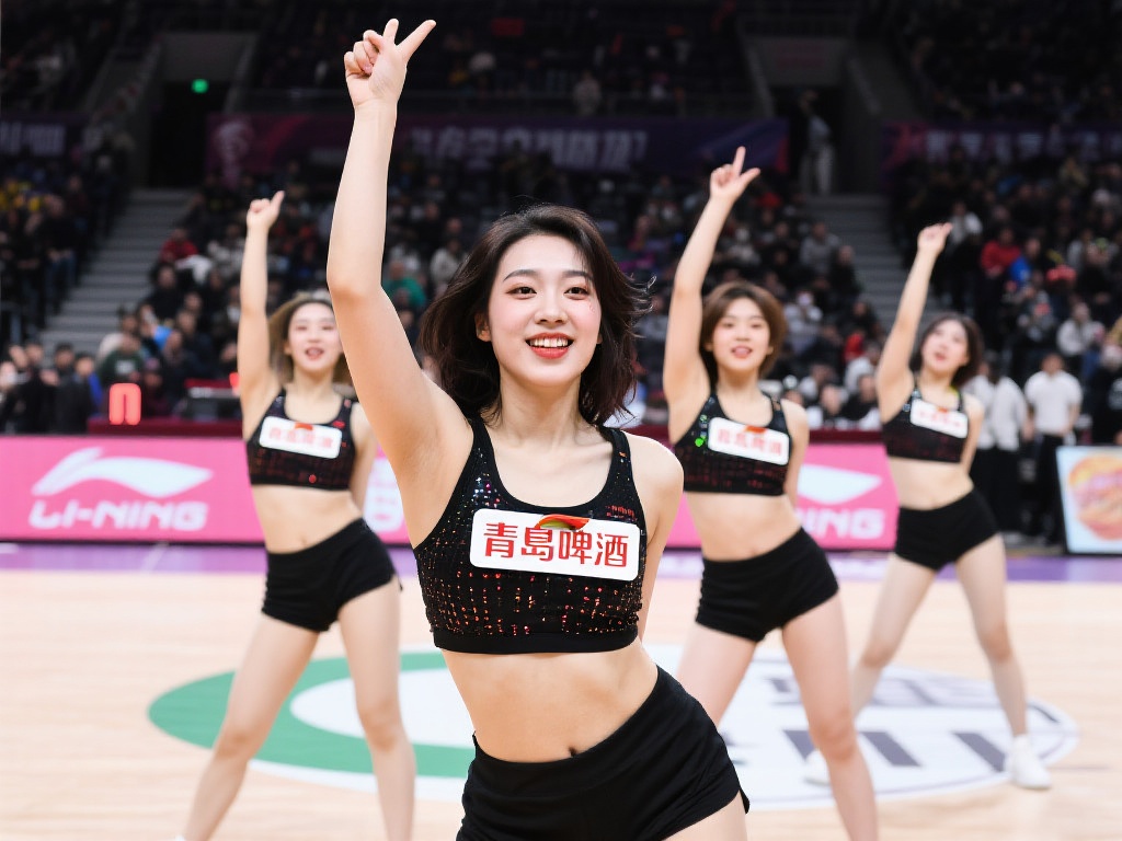 广东男篮主场啦啦队日常曝光：舞蹈魅力势不可挡
