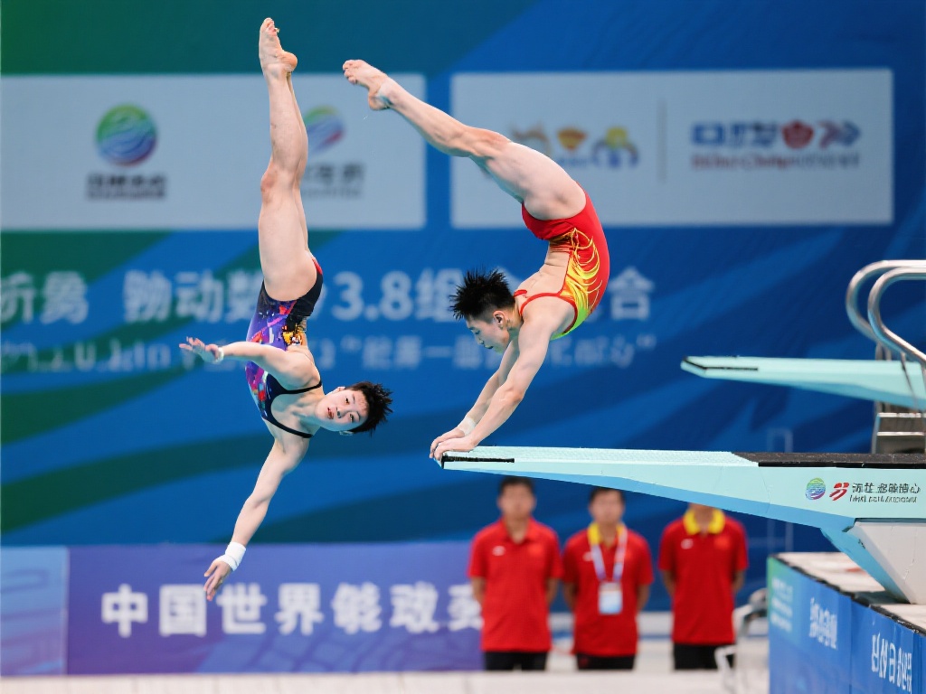 中国新秀在男子双人3米板赛场脱颖而出