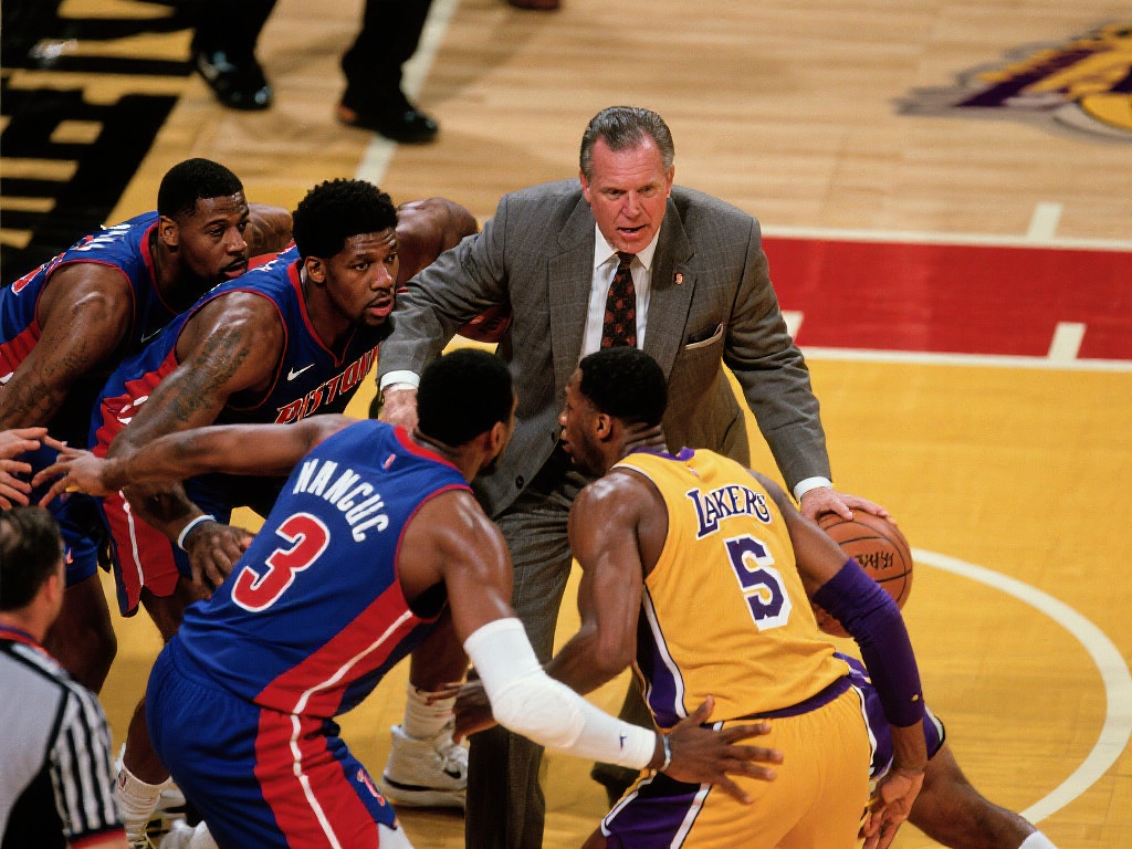 坏孩子军团震撼登场，活塞首冠湖人折戟