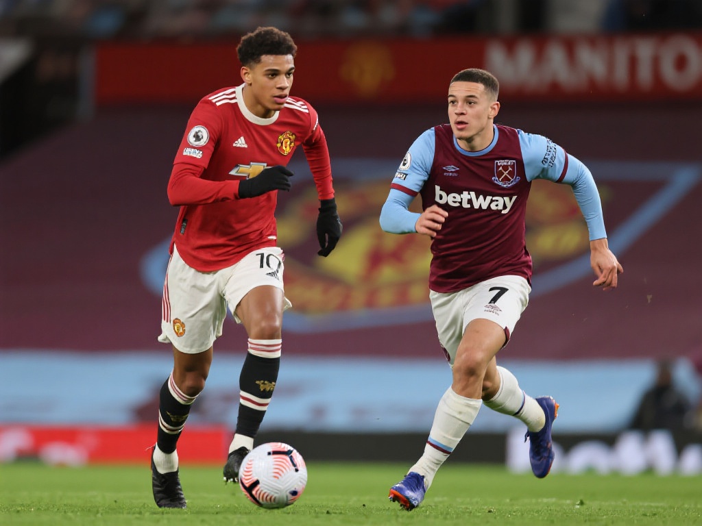 曼联对阵西汉姆联：B费坐镇中场，霍伊伦与芒特联袂首发，巴因迪尔镇守球门